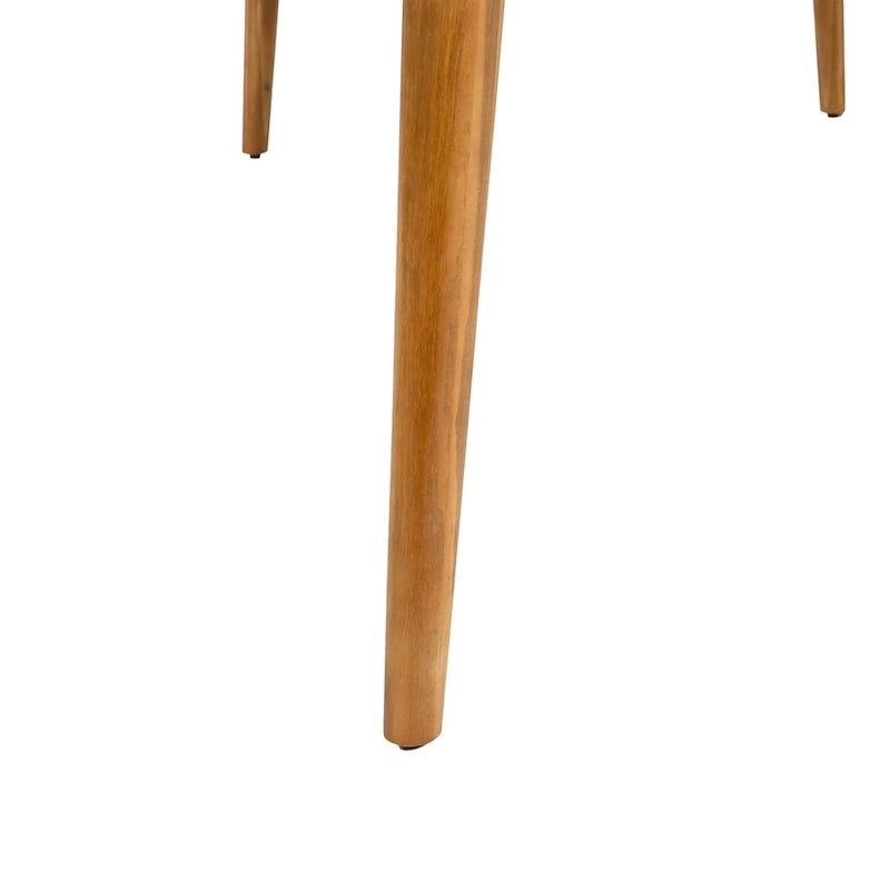 Teak Acacia Wood Outdoor Dining Table, Farmhouse Style, Seats 8