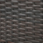 Outdoor Wicker Club Chairs, Grey/Silver, Set of 2