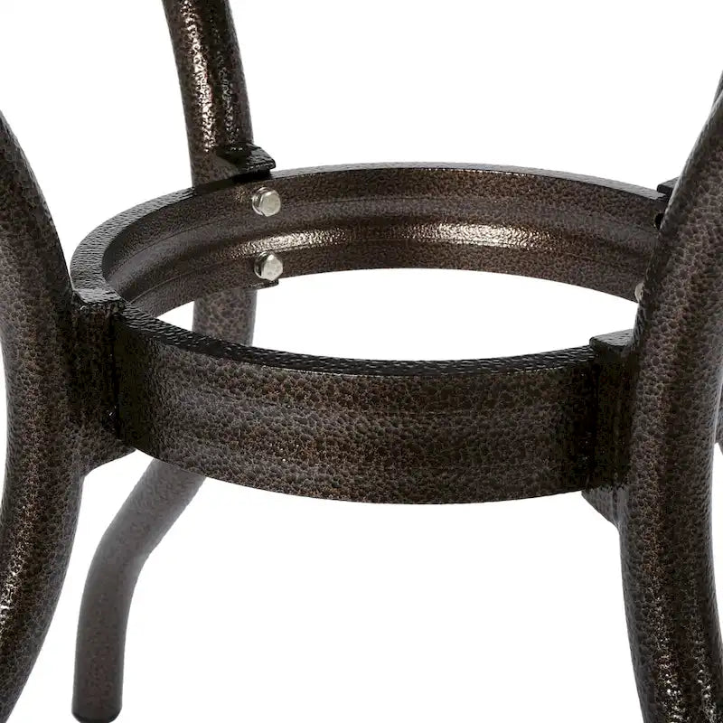 Bronze Square Cast Aluminum Outdoor Dining Table for 4 (Table Only)