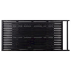 Brown / White / Black / Grey Eucalyptus Wood Indoor Outdoor Bar Cart, 1-Tier, 48"W x 20"D x 32"H