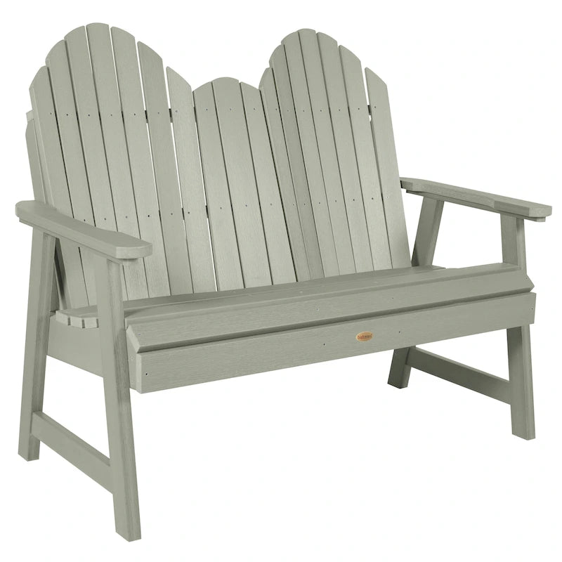 Multi-Color 4-Foot Dining Height Adirondack Bench, 2-Person