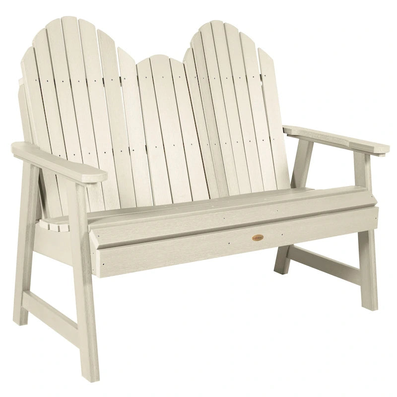 Multi-Color 4-Foot Dining Height Adirondack Bench, 2-Person