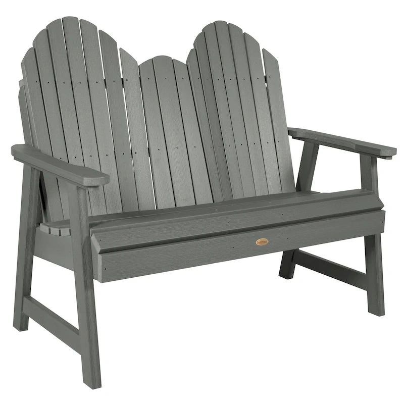 Multi-Color 4-Foot Dining Height Adirondack Bench, 2-Person