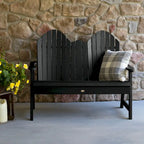 Multi-Color 4-Foot Dining Height Adirondack Bench, 2-Person