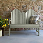 Multi-Color 4-Foot Dining Height Adirondack Bench, 2-Person