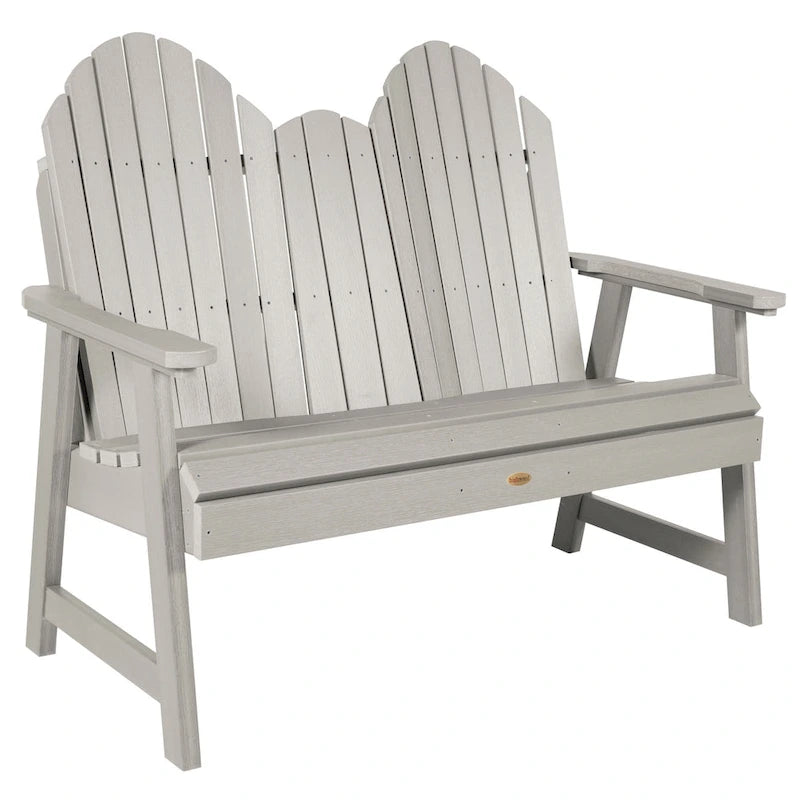 Multi-Color 4-Foot Dining Height Adirondack Bench, 2-Person