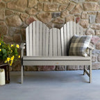 Multi-Color 4-Foot Dining Height Adirondack Bench, 2-Person