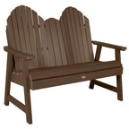 Multi-Color 4-Foot Dining Height Adirondack Bench, 2-Person