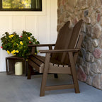 Multi-Color 4-Foot Dining Height Adirondack Bench, 2-Person