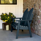 Multi-Color 4-Foot Dining Height Adirondack Bench, 2-Person