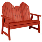 Multi-Color 4-Foot Dining Height Adirondack Bench, 2-Person