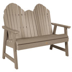 Multi-Color 4-Foot Dining Height Adirondack Bench, 2-Person