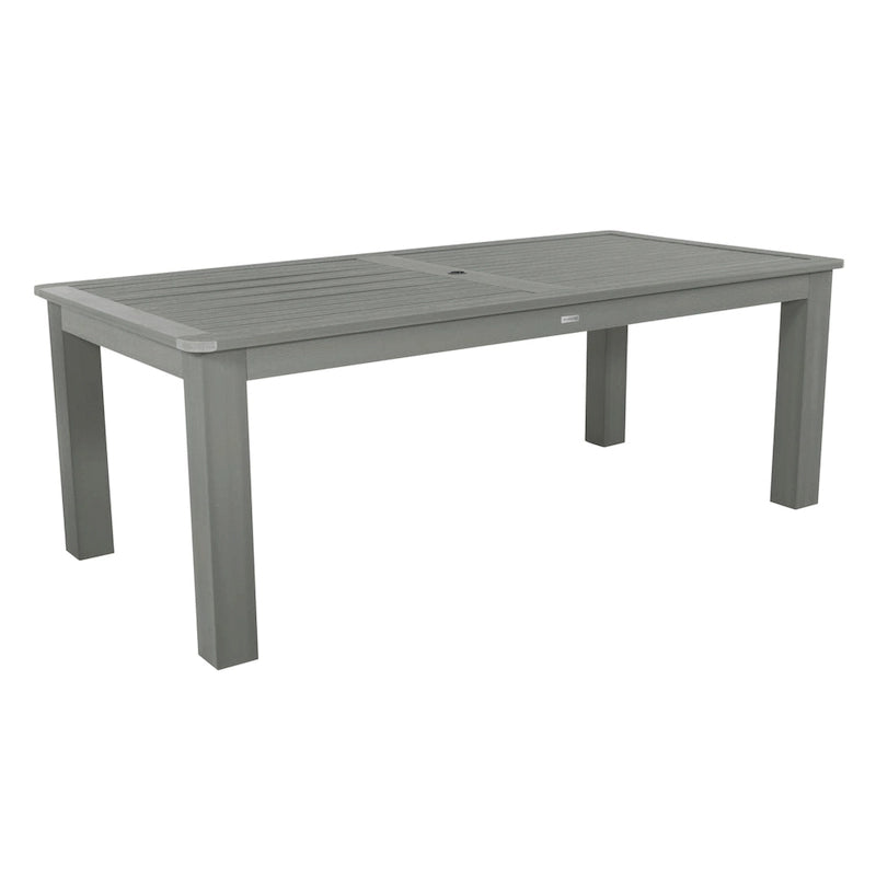 Rectangular Outdoor Dining Table, 42"x84", Seats 6–8, Multiple Colors