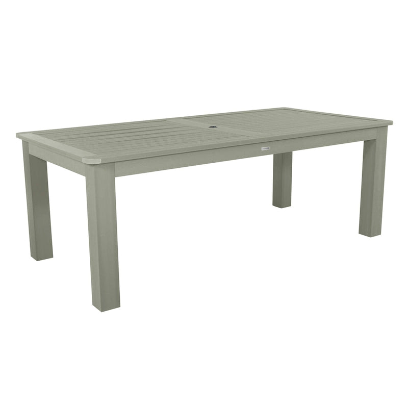 Rectangular Outdoor Dining Table, 42"x84", Seats 6–8, Multiple Colors