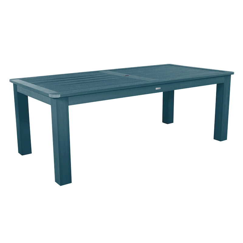 Rectangular Outdoor Dining Table, 42"x84", Seats 6–8, Multiple Colors