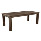 Rectangular Outdoor Dining Table, 42"x84", Seats 6–8, Multiple Colors