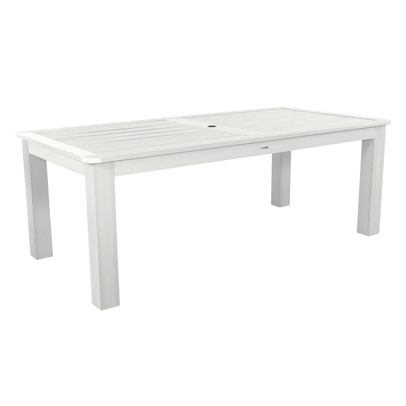 Rectangular Outdoor Dining Table, 42"x84", Seats 6–8, Multiple Colors