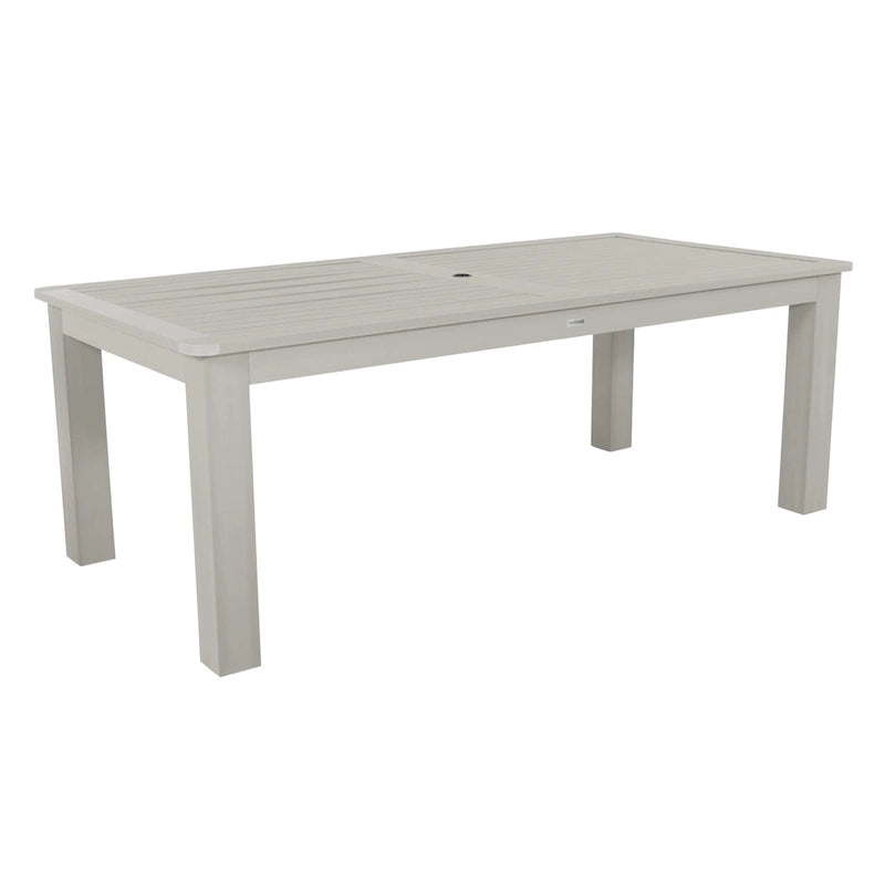 Rectangular Outdoor Dining Table, 42"x84", Seats 6–8, Multiple Colors