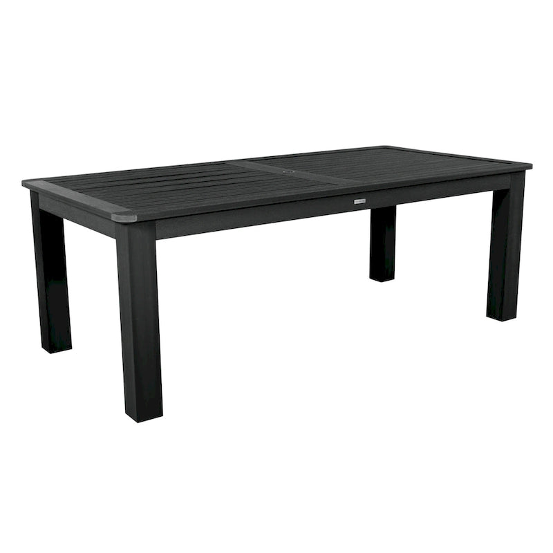 Rectangular Outdoor Dining Table, 42"x84", Seats 6–8, Multiple Colors