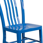 Metal Dining Side Chair, Industrial Style, Set of 2 – Multiple Colors