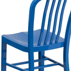 Metal Dining Side Chair, Industrial Style, Set of 2 – Multiple Colors