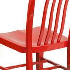 Metal Dining Side Chair, Industrial Style, Set of 2 – Multiple Colors