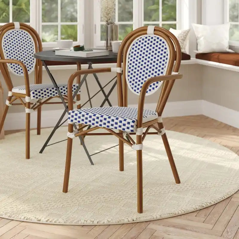 Natural White / Thonet-Style / Indoor-Outdoor Bistro Chair / 1-Seat