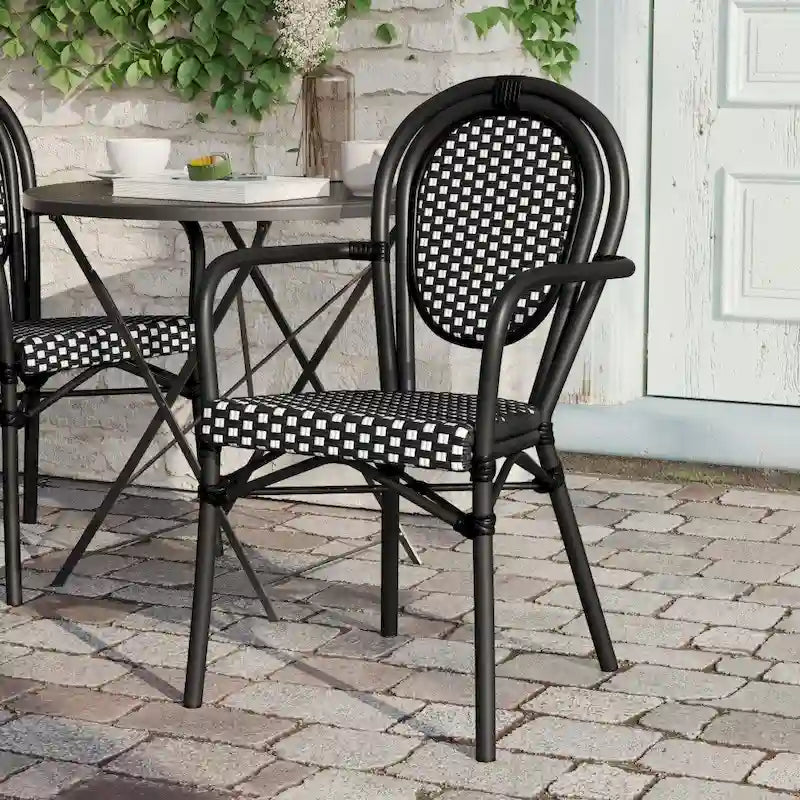 Natural White / Thonet-Style / Indoor-Outdoor Bistro Chair / 1-Seat