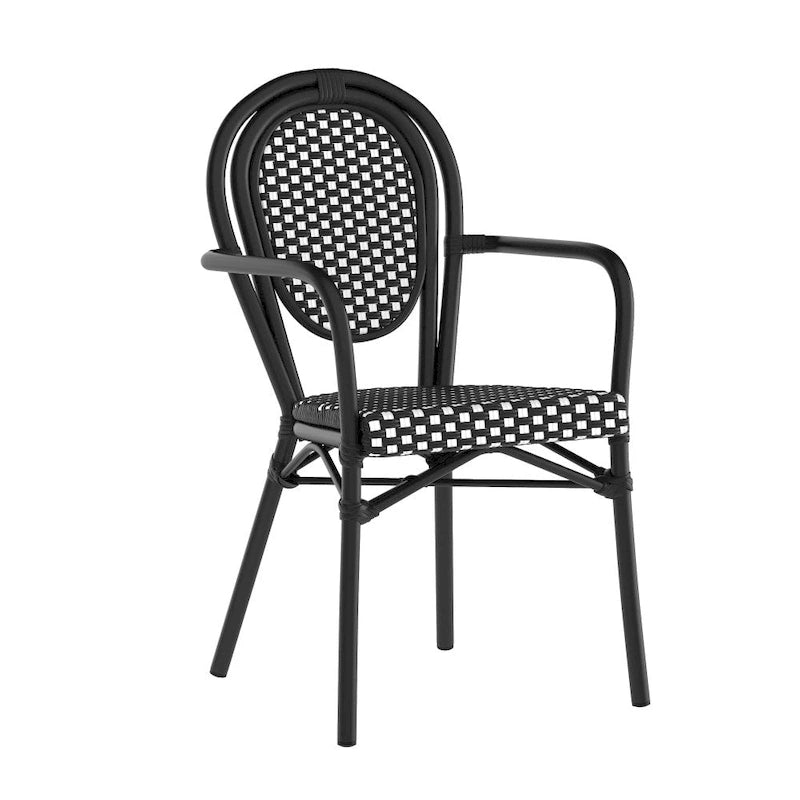 Natural White / Thonet-Style / Indoor-Outdoor Bistro Chair / 1-Seat