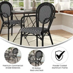 Natural White / Thonet-Style / Indoor-Outdoor Bistro Chair / 1-Seat