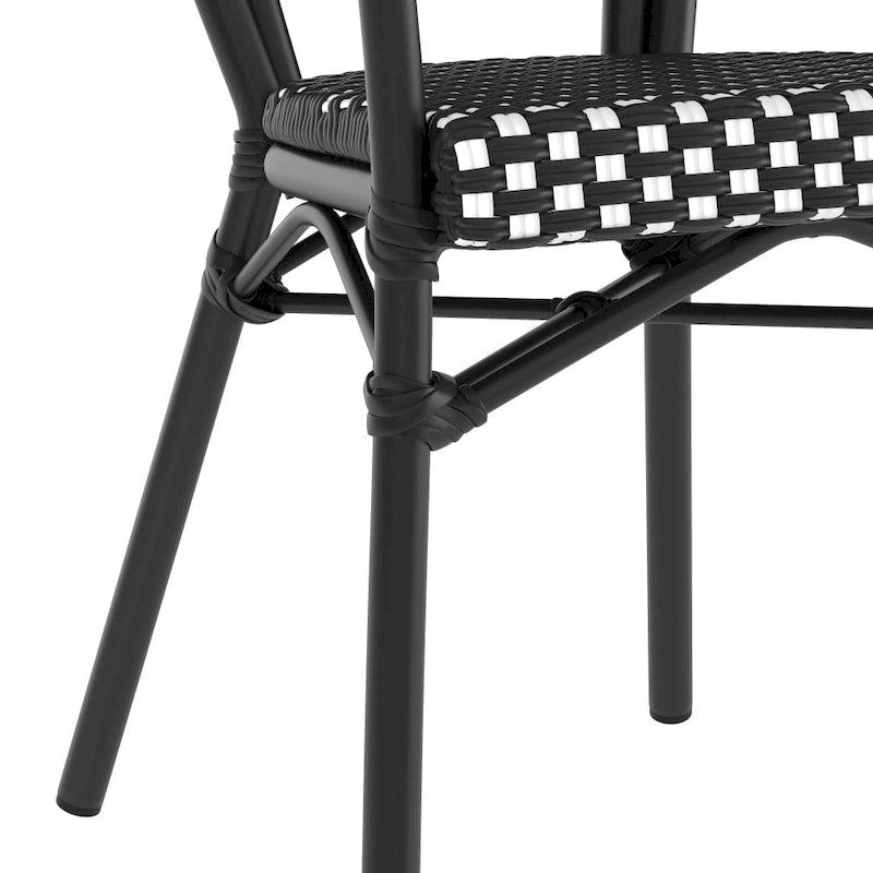 Natural White / Thonet-Style / Indoor-Outdoor Bistro Chair / 1-Seat