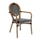 Natural White / Thonet-Style / Indoor-Outdoor Bistro Chair / 1-Seat