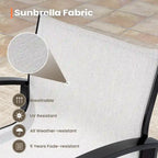 Outdoor Swivel Bar Stool, Aluminum Sling, 2 or 4 Person Set