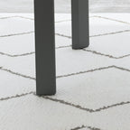 Grey Square Outdoor Dining Table, Seats 4