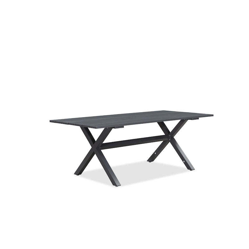 Brown / Grey Rectangular & Square Outdoor Aluminum Dining Set – 7 / 9 / 11 Pieces