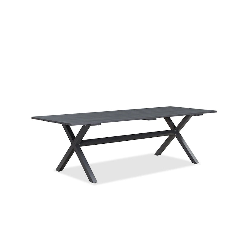 Brown / Grey Rectangular & Square Outdoor Aluminum Dining Set – 7 / 9 / 11 Pieces