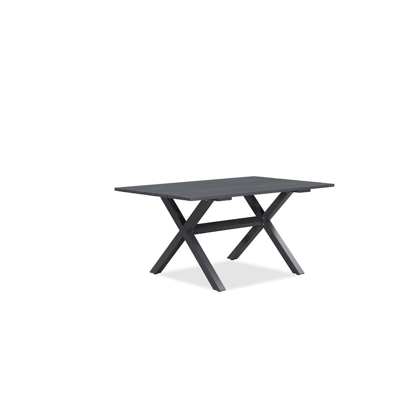 Brown / Grey Rectangular & Square Outdoor Aluminum Dining Set – 7 / 9 / 11 Pieces