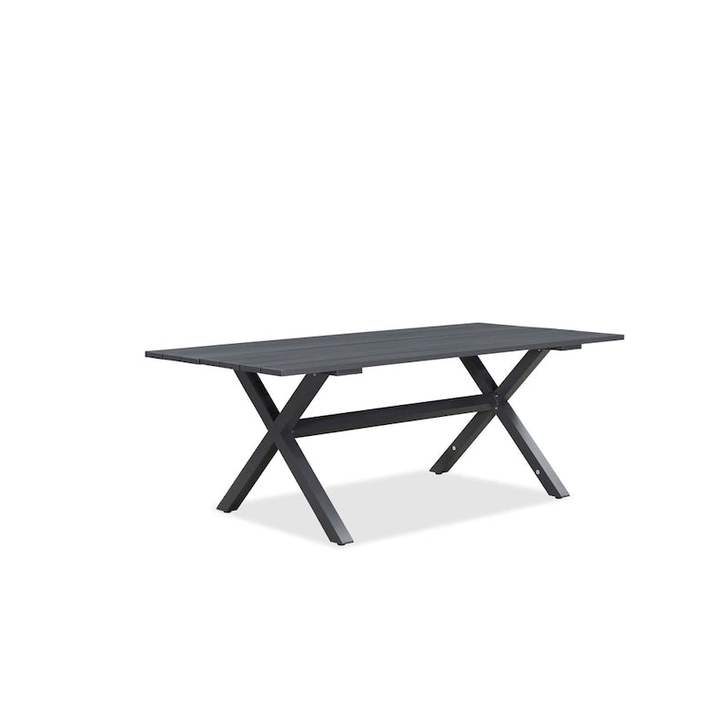 Brown / Grey Rectangular & Square Outdoor Aluminum Dining Set – 7 / 9 / 11 Pieces