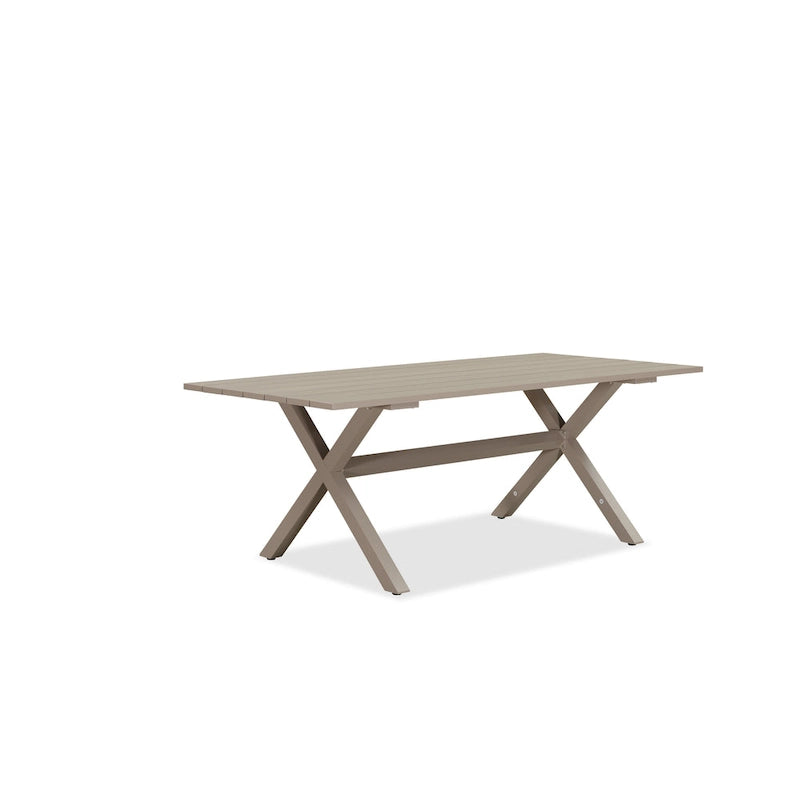 Brown / Grey Rectangular & Square Outdoor Aluminum Dining Set – 7 / 9 / 11 Pieces